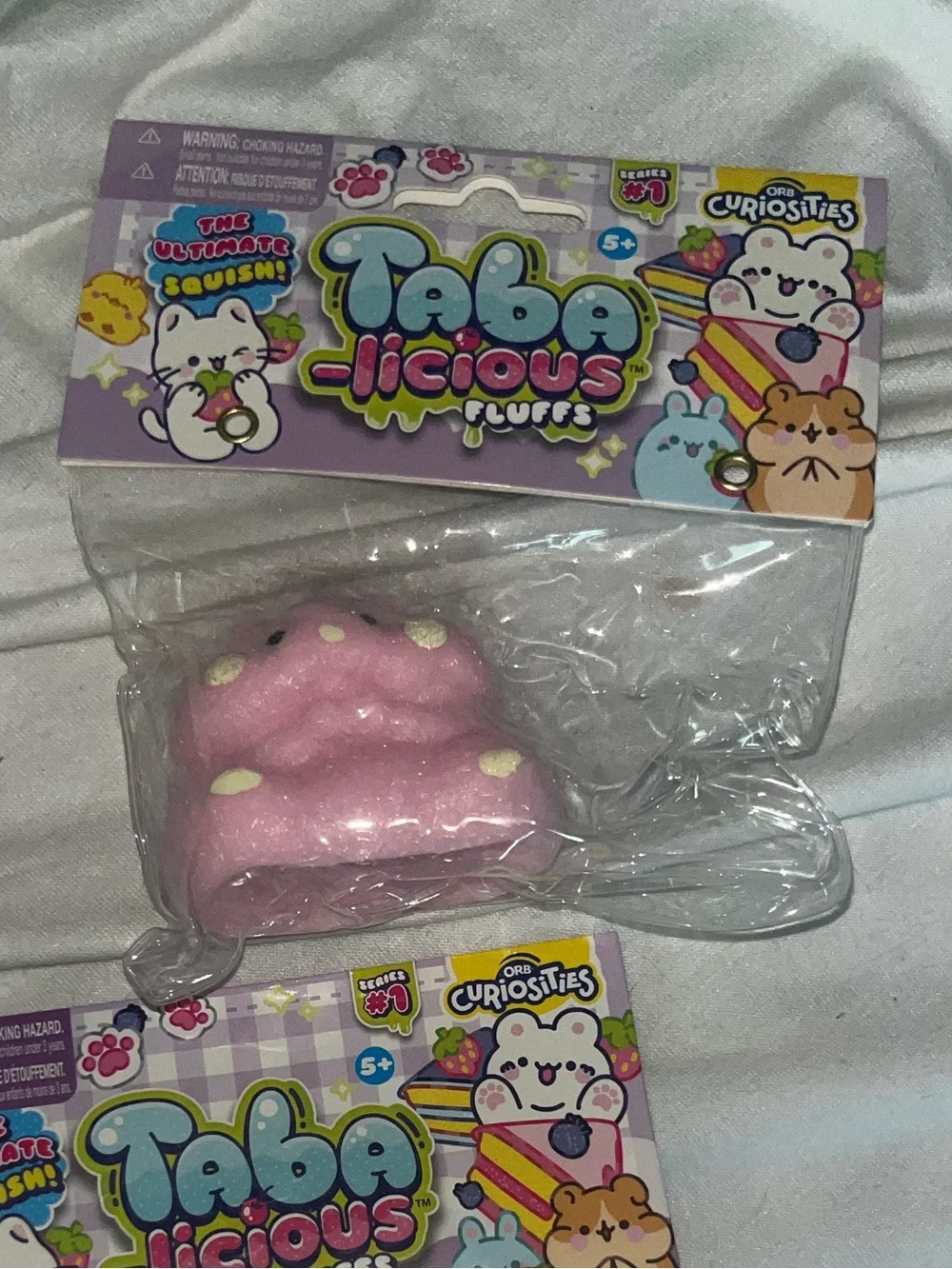 Pink Plush Small Pet Toy - Cute Fluffy Figure